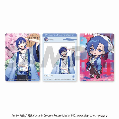 『ピアプロキャラクターズ~ジャパンクスタイル~』ホログラムクリアカードセット(KAITO)